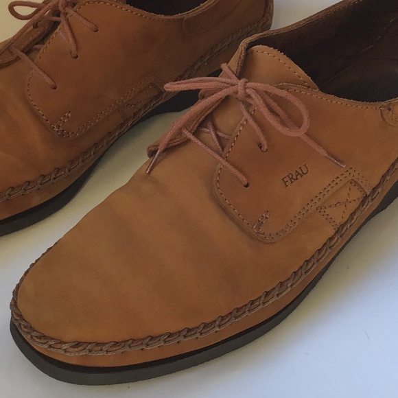 Frau Italian Leather Shoes Men’s Size 42 EU 8 1/2 US Brown Footwear Italy - Picture 15 of 15